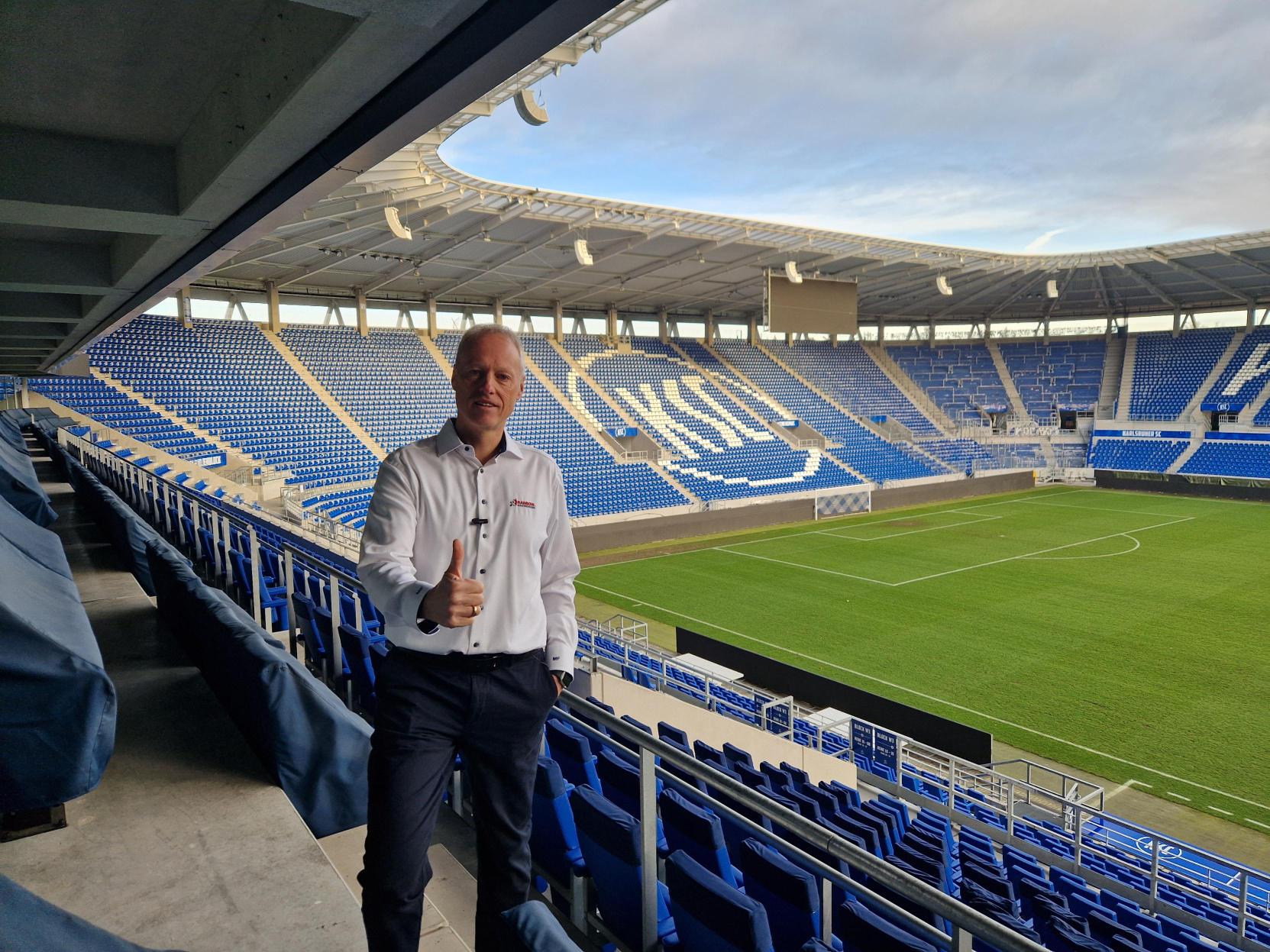 Team-Kickoff in der VIP-Loge des KSC